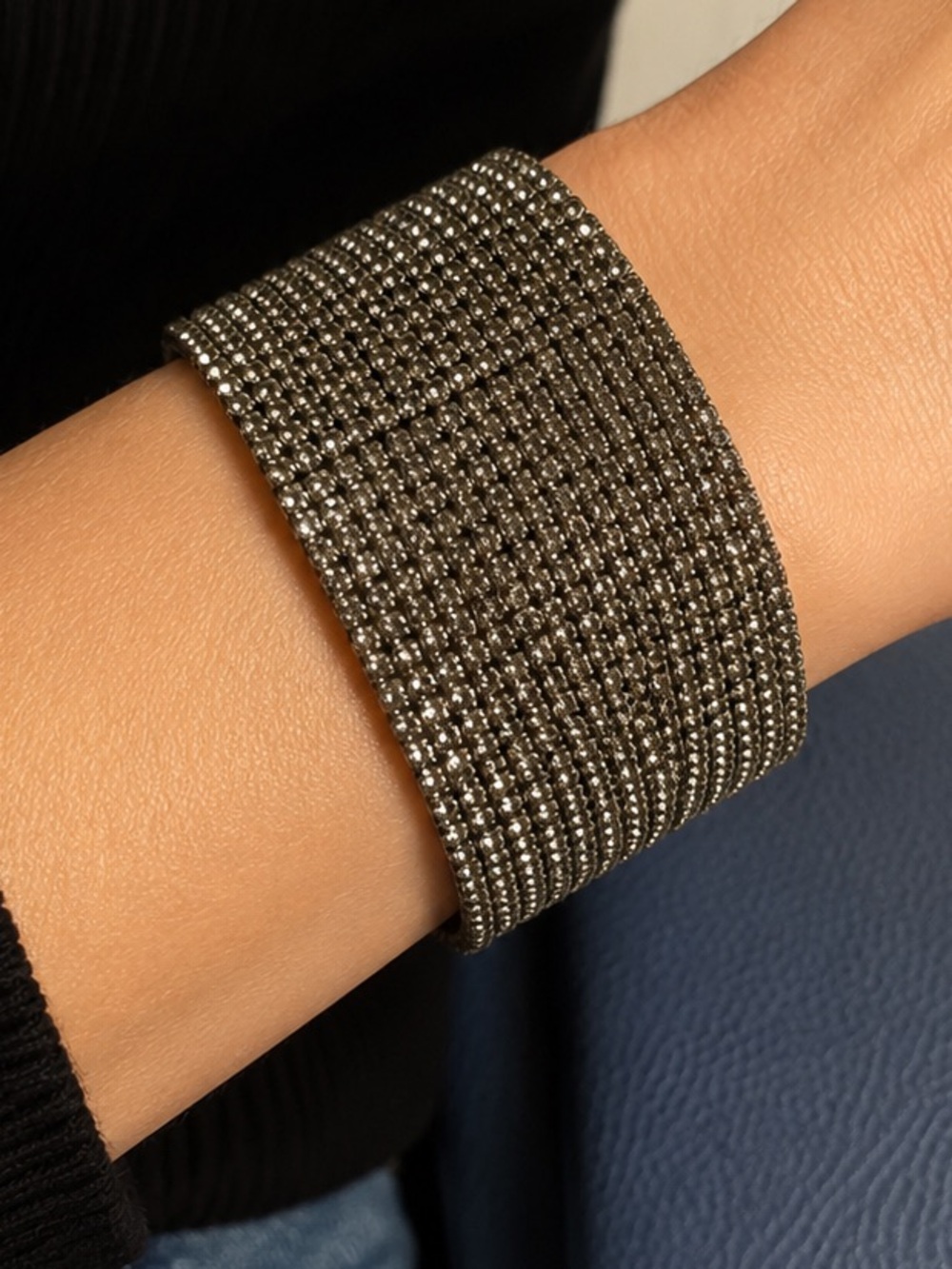 Sparkle ladies cuff bracelet